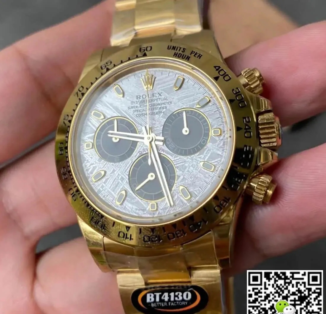 Rolex Daytona M116508-0015 BT Factory 1:1 Best Edition Replica Watch White Dial