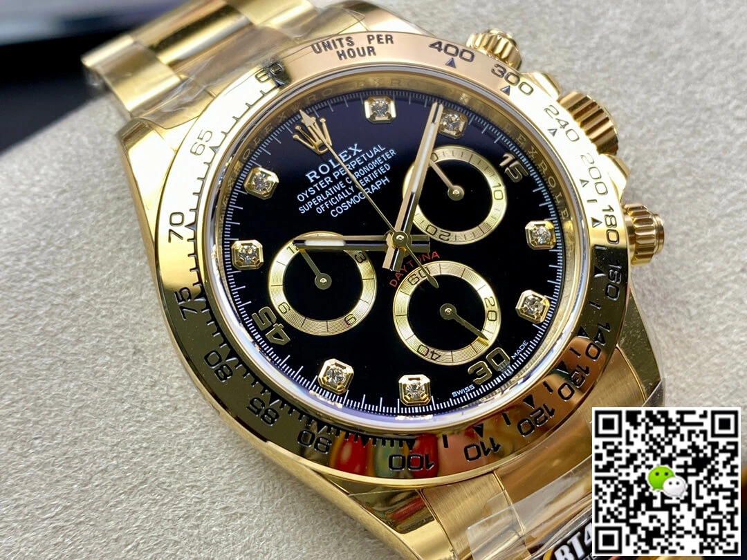Rolex Daytona M116508-0016 BT Factory 1:1 Best Edition Replica Watch Golden Strap