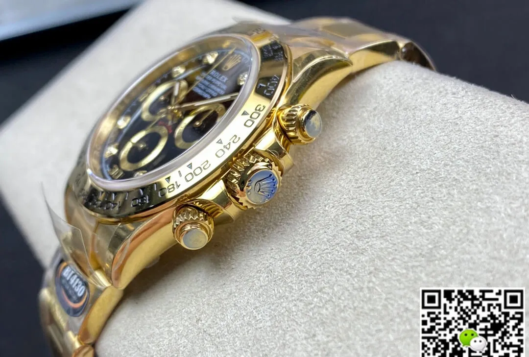 Rolex Daytona M116508-0016 BT Factory 1:1 Best Edition Replica Watch Golden Strap