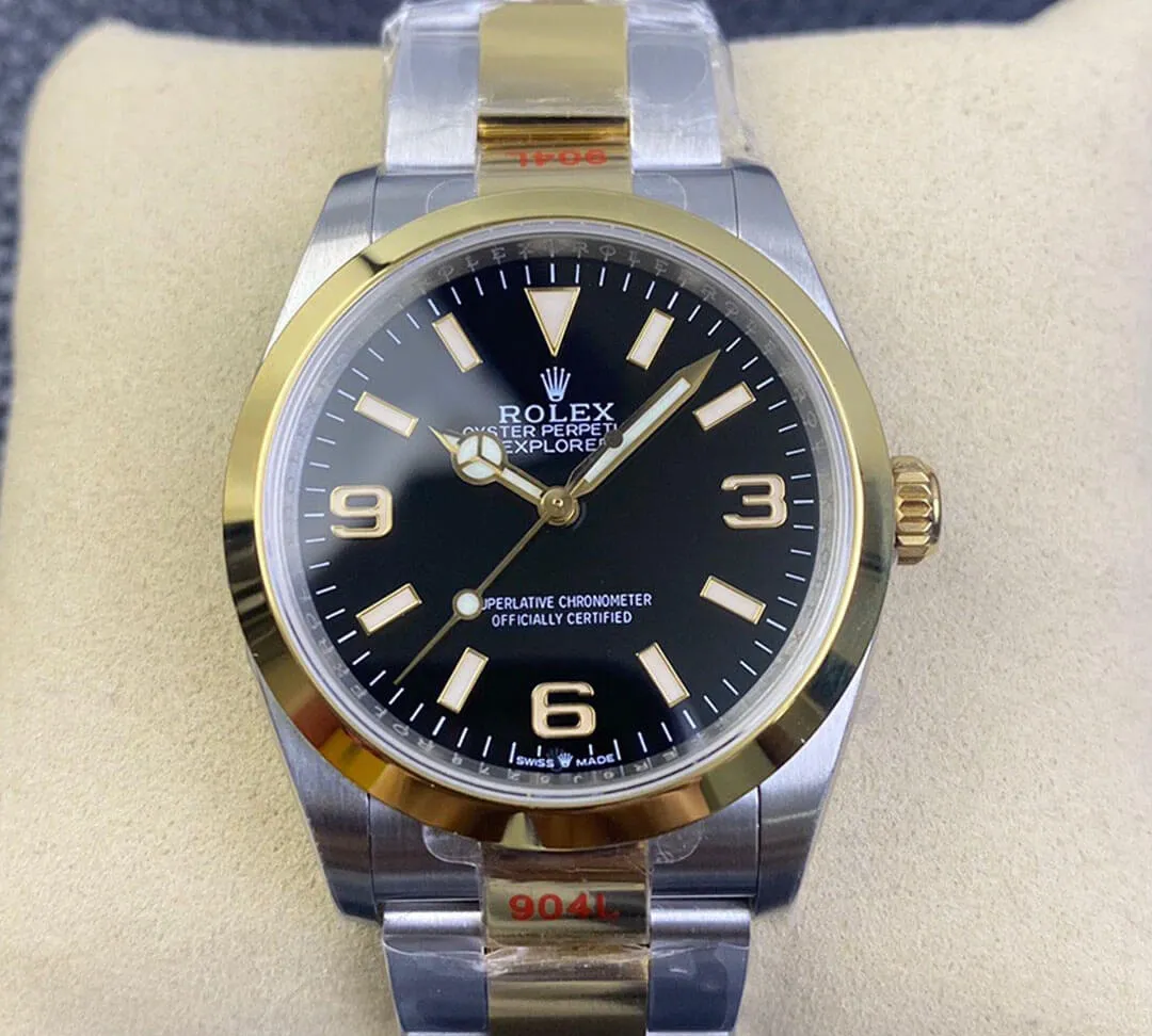 Rolex Explorer M124273-0001 EW Factory 1:1 Best Edition Replica Watch Black Dial