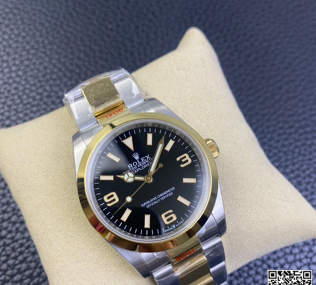 Rolex Explorer M124273-0001 EW Factory 1:1 Best Edition Replica Watch Black Dial