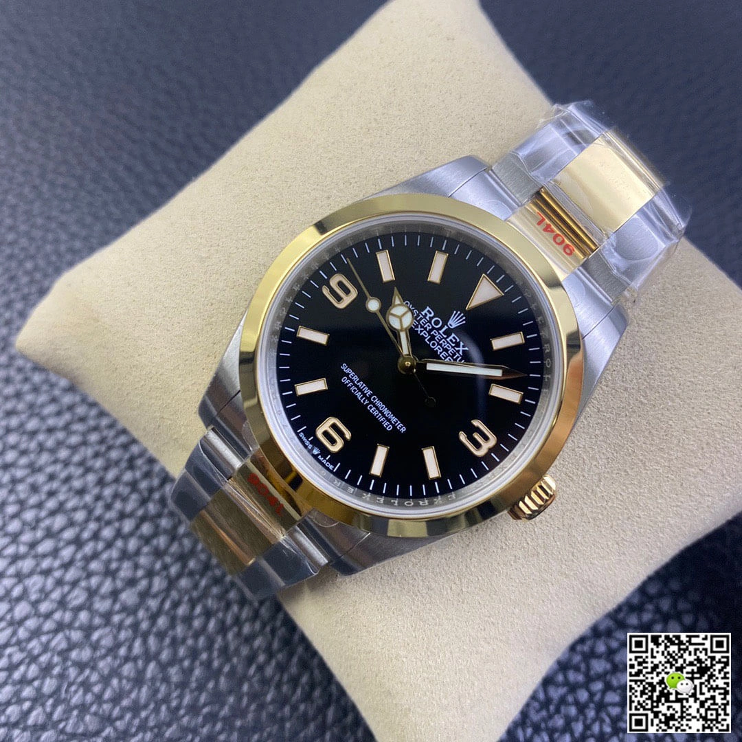Rolex Explorer M124273-0001 EW Factory 1:1 Best Edition Replica Watch Black Dial