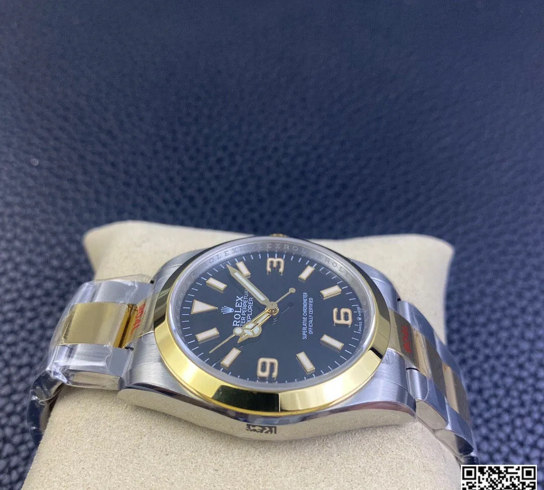 Rolex Explorer M124273-0001 EW Factory 1:1 Best Edition Replica Watch Black Dial