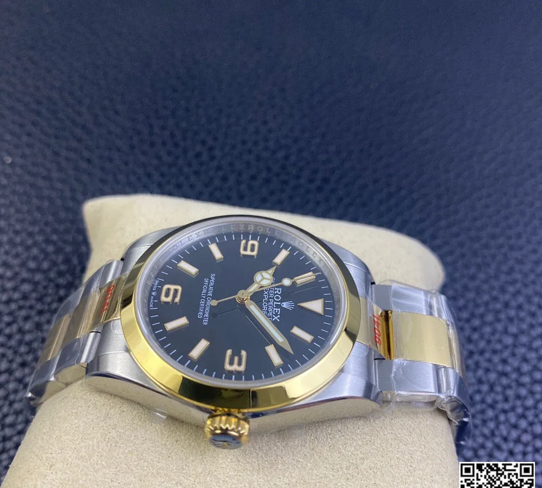 Rolex Explorer M124273-0001 EW Factory 1:1 Best Edition Replica Watch Black Dial