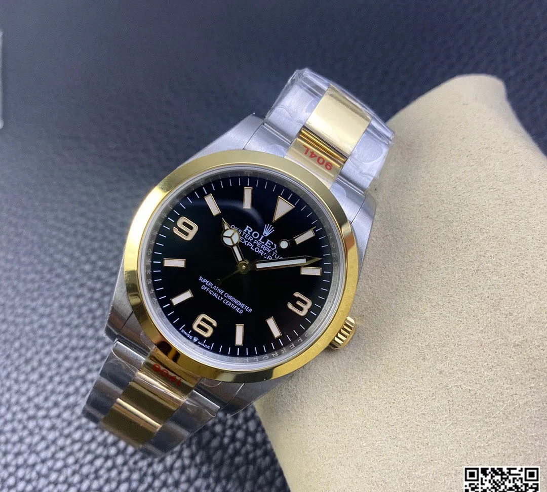Rolex Explorer M124273-0001 EW Factory 1:1 Best Edition Replica Watch Black Dial