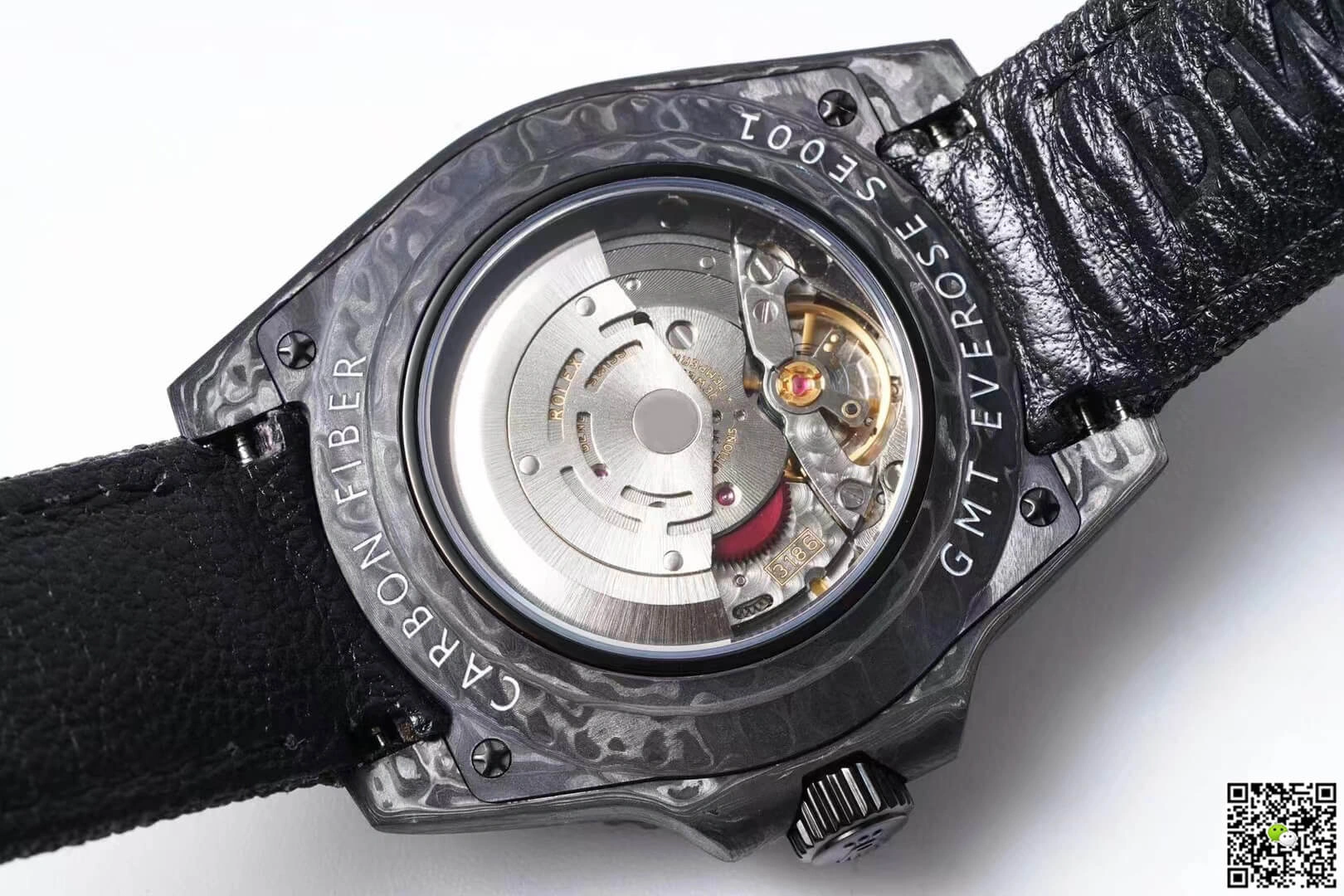 Rolex GMT-MASTER II Diw 1:1 Best Edition Replica Watch Black Strap