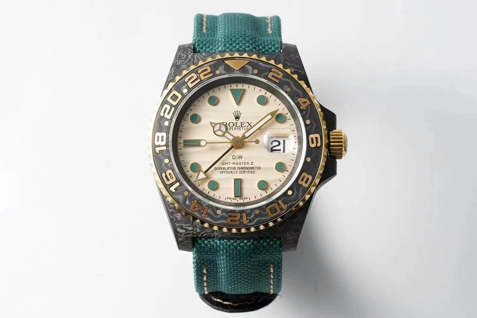 Rolex GMT-MASTER II Diw 1:1 Best Edition Replica Watch Carbon Fiber Case