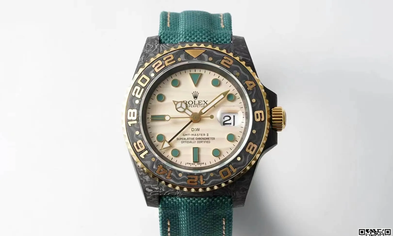 Rolex GMT-MASTER II Diw 1:1 Best Edition Replica Watch Carbon Fiber Case