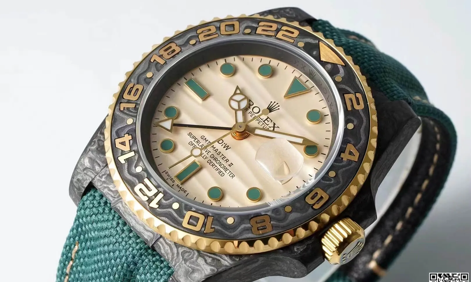 Rolex GMT-MASTER II Diw 1:1 Best Edition Replica Watch Carbon Fiber Case
