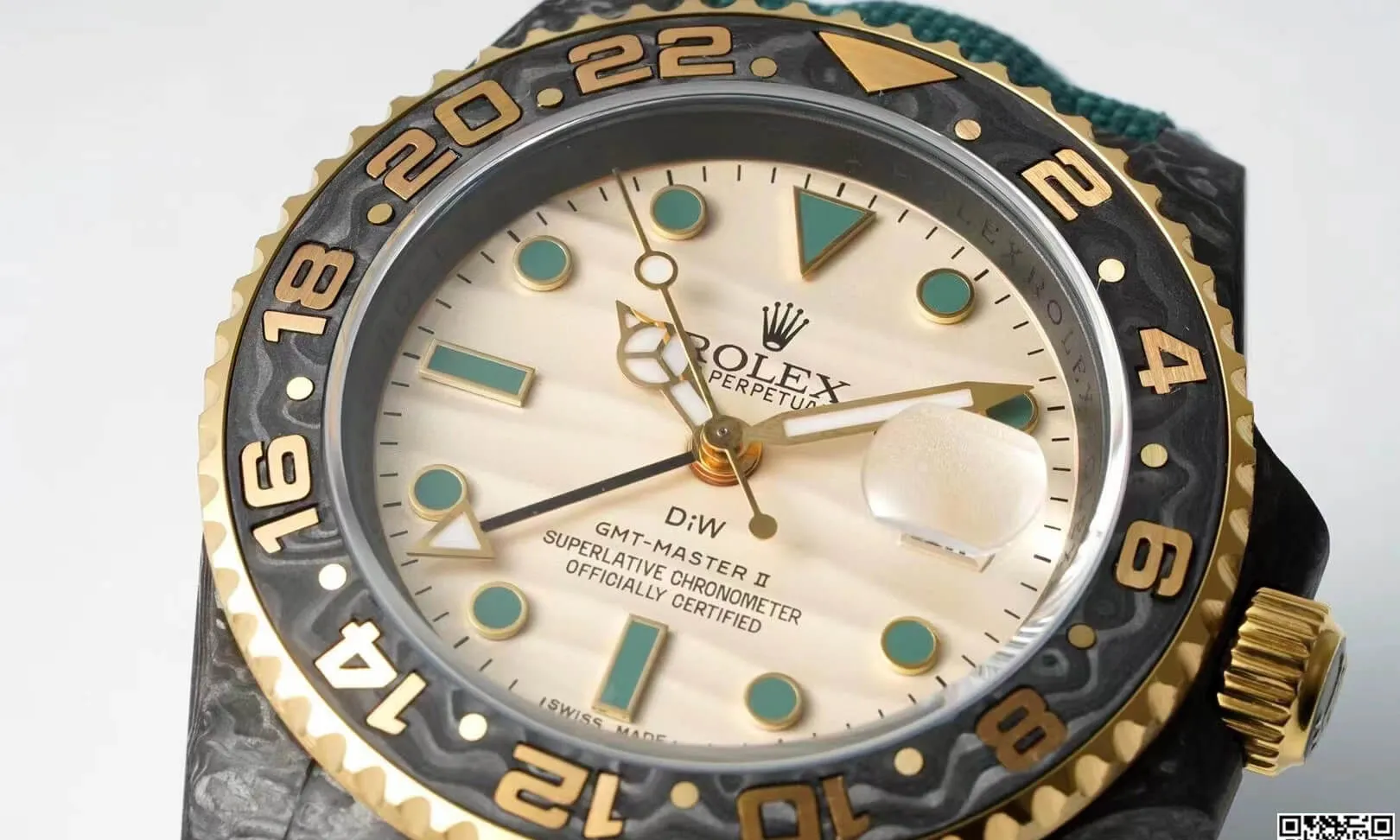 Rolex GMT-MASTER II Diw 1:1 Best Edition Replica Watch Carbon Fiber Case