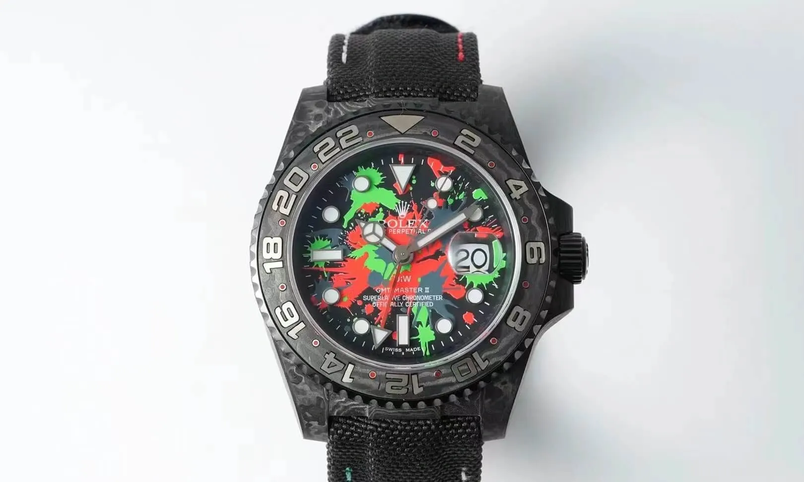 Rolex GMT-MASTER II Diw 1:1 Best Edition Replica Watch Color Dial