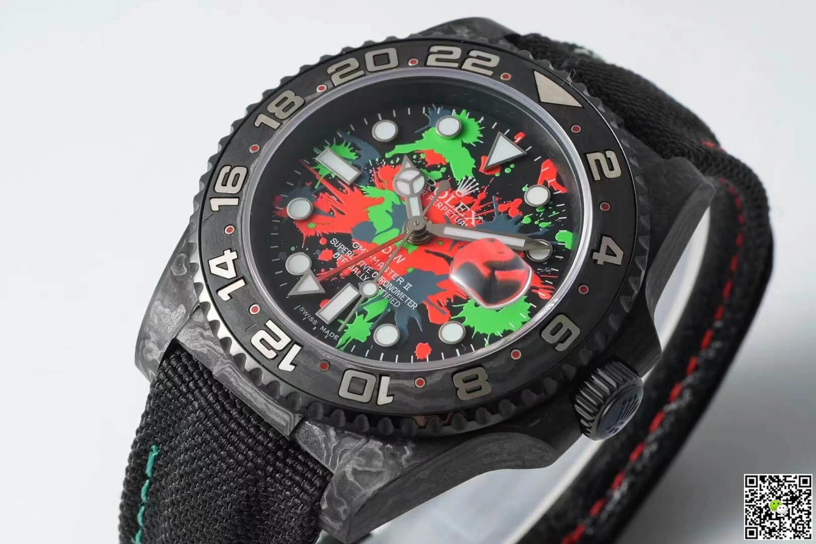 Rolex GMT-MASTER II Diw 1:1 Best Edition Replica Watch Color Dial