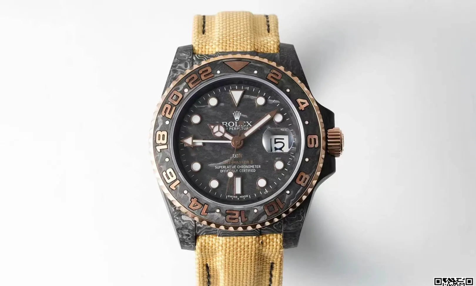 Rolex GMT-MASTER II Diw 1:1 Best Edition Replica Watch Yellow Strap