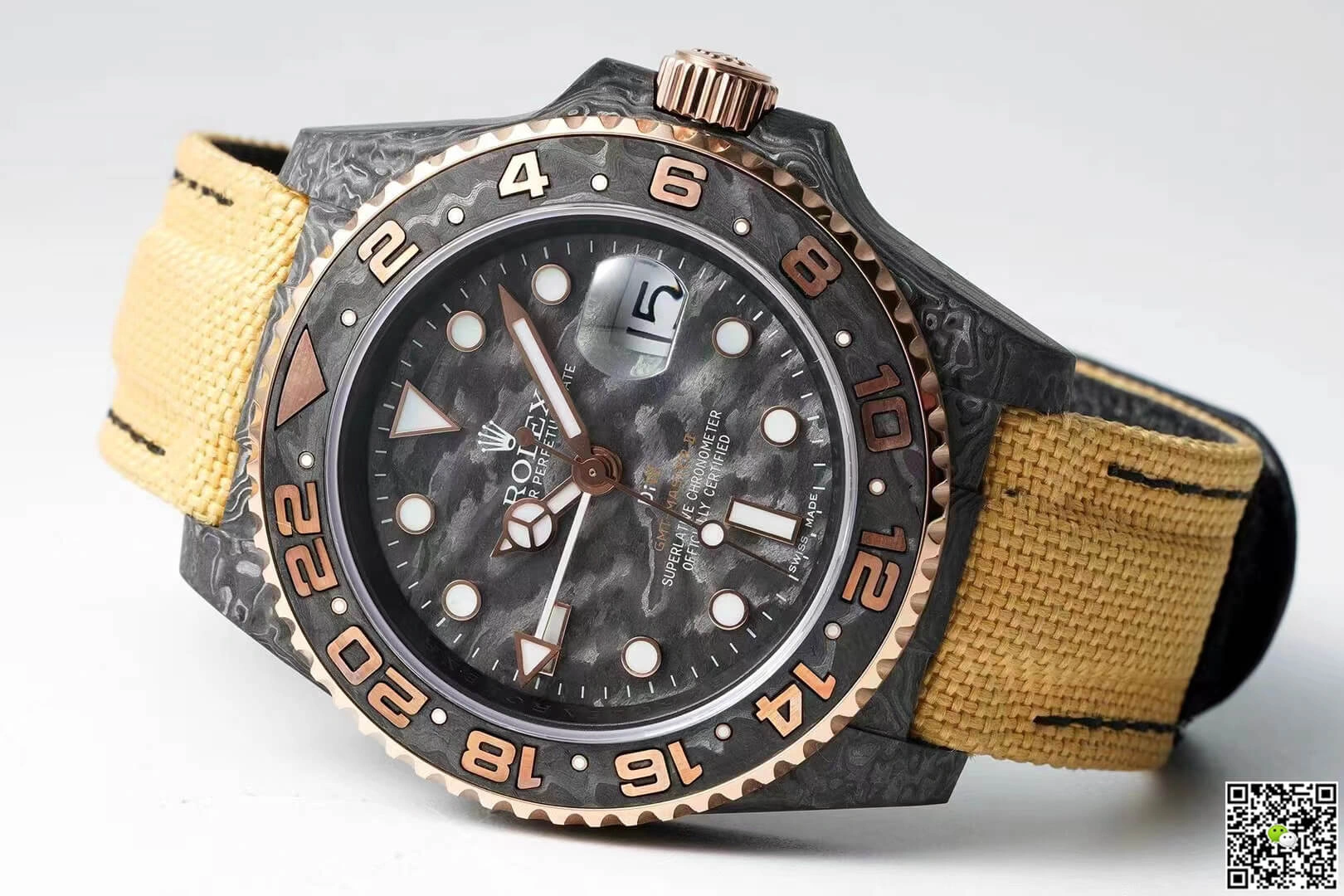 Rolex GMT-MASTER II Diw 1:1 Best Edition Replica Watch Yellow Strap