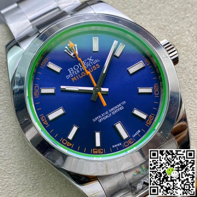 Rolex Milgauss 116400GV AR Factory 1:1 Best Edition Replica Watch Swiss ETA2824