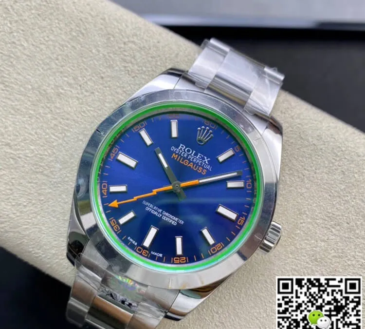 Rolex Milgauss 116400GV AR Factory 1:1 Best Edition Replica Watch Swiss ETA2824