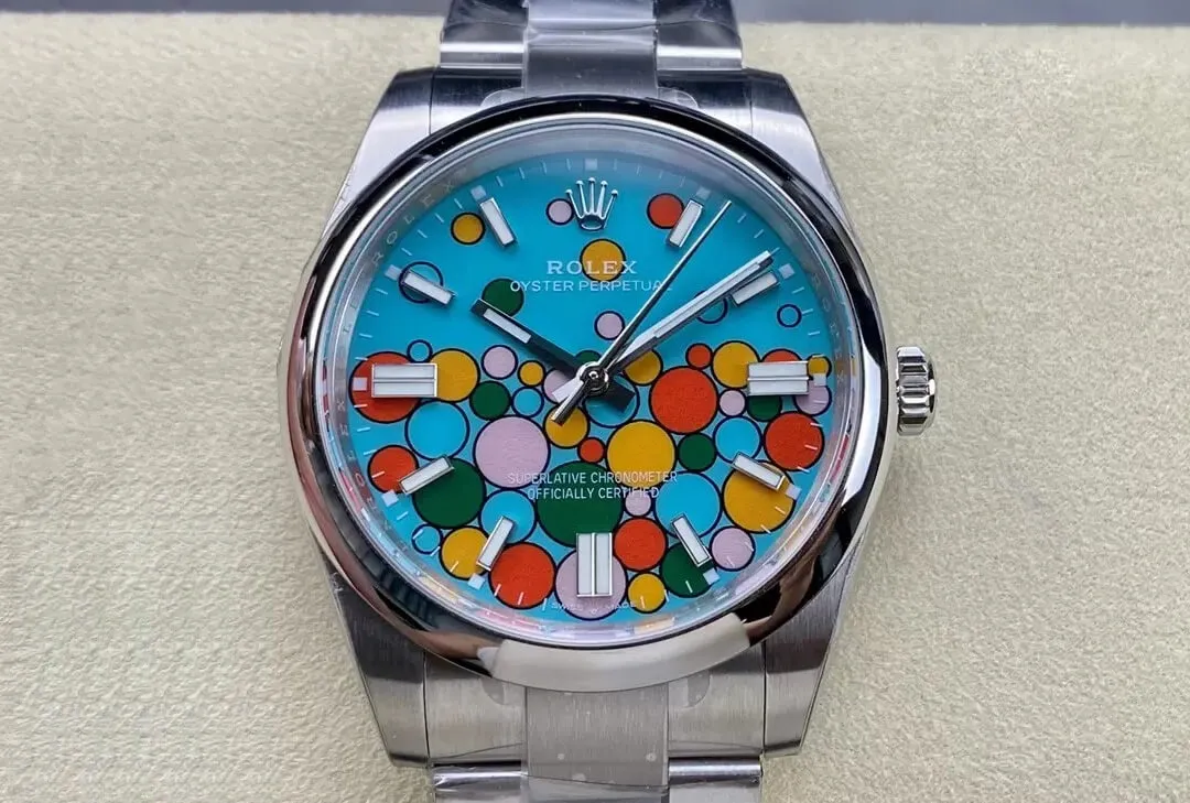 Rolex Oyster Perpetual M124300-0008 41MM 1:1 Best Edition EW Factory Silver Strap