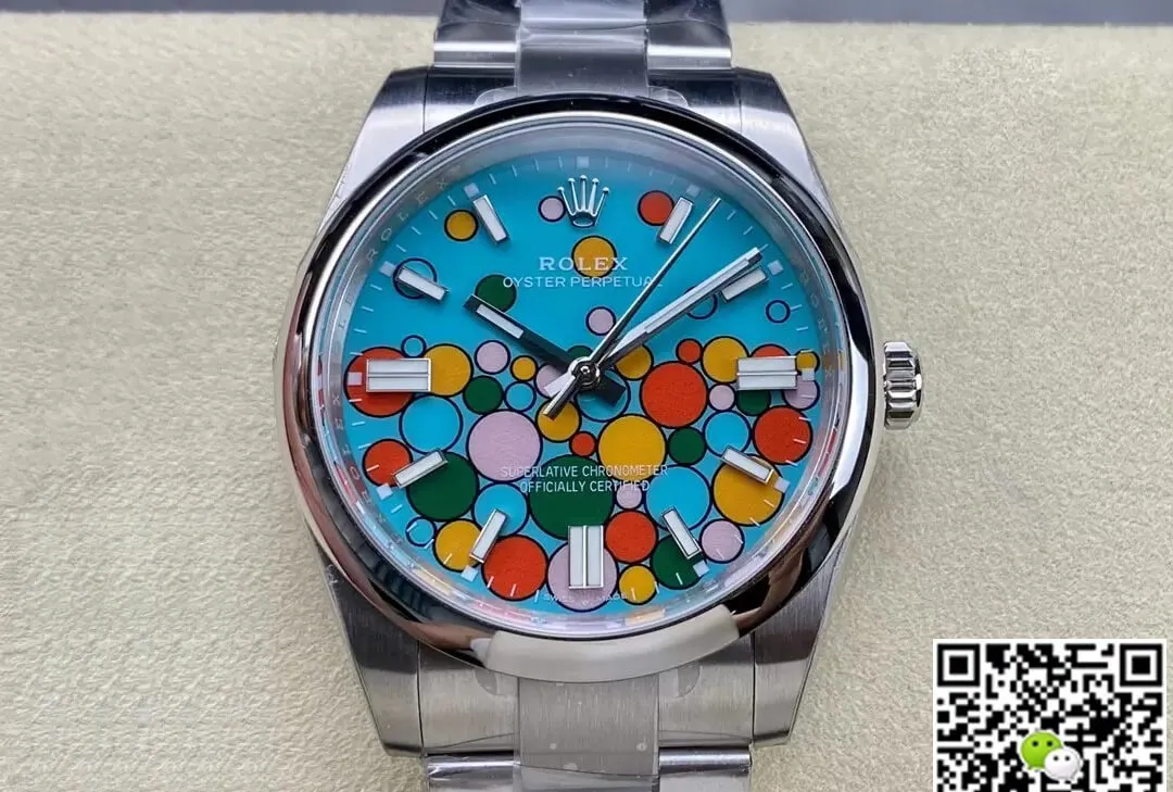 Rolex Oyster Perpetual M124300-0008 41MM 1:1 Best Edition EW Factory Silver Strap