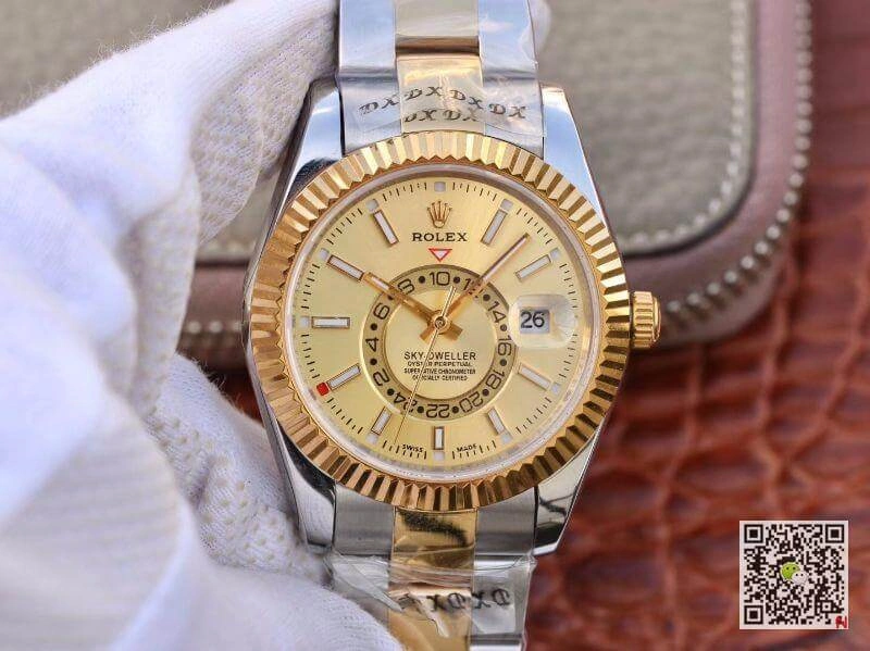 Rolex SKY-DWELLER 326938-72418 1:1 Best Edition Replica Watch Swiss ETA2836