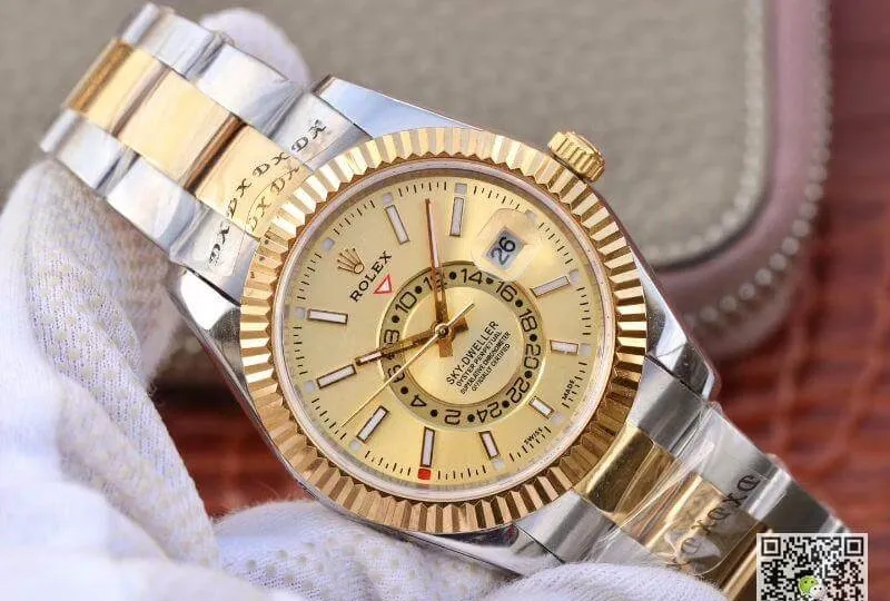 Rolex SKY-DWELLER 326938-72418 1:1 Best Edition Replica Watch Swiss ETA2836