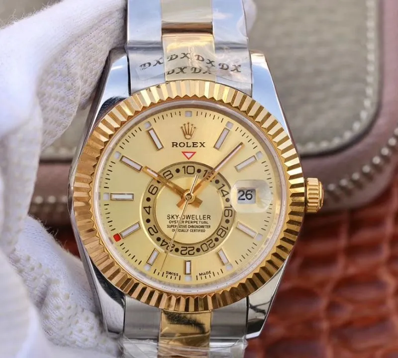 Rolex SKY-DWELLER 326938-72418 1:1 Best Edition Replica Watch Swiss ETA2836