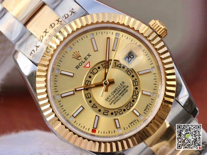 Rolex SKY-DWELLER 326938-72418 1:1 Best Edition Replica Watch Swiss ETA2836