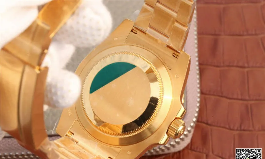 Rolex Submariner 116618 Noob Factory 1:1 Best Edition Replica Watch V7 Gold Strap