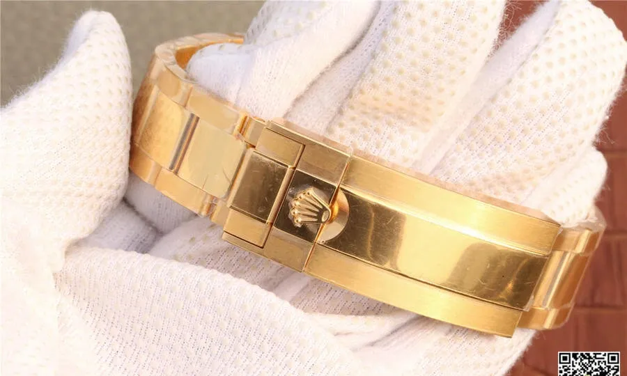 Rolex Submariner 116618 Noob Factory 1:1 Best Edition Replica Watch V7 Gold Strap