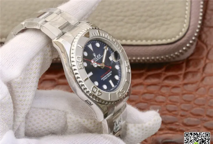Rolex Yacht Master 268622 AR Factory 1:1 Best Edition Replica Watch Silver Strap