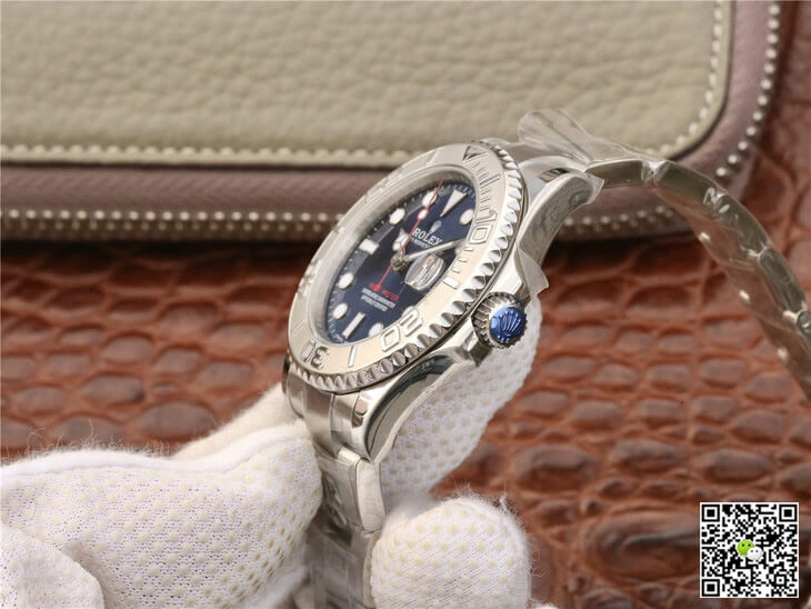 Rolex Yacht Master 268622 AR Factory 1:1 Best Edition Replica Watch Silver Strap
