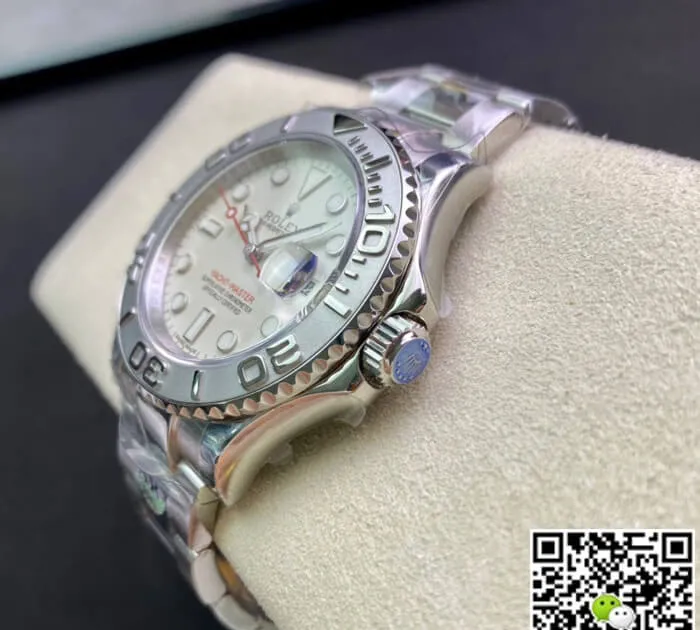Rolex Yacht Master 40MM AR Factory 1:1 Best Edition Replica Watch White Dial