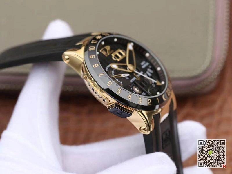 Ulysse Nardin El Toro 322-00-3 18K Rosegold Case All Working GMT Calendar 1:1 Best Edition Replica Watch Swiss UN-32