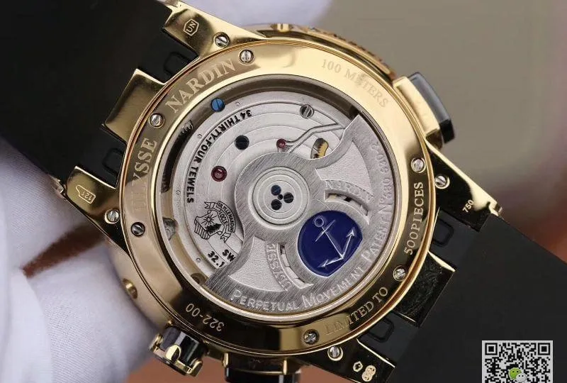 Ulysse Nardin El Toro 322-00-3 18K Rosegold Case All Working GMT Calendar 1:1 Best Edition Replica Watch Swiss UN-32