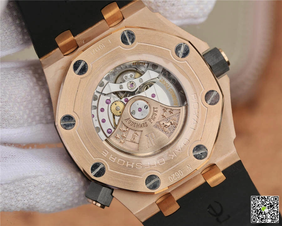 Audemars Piguet Royal Oak Offshore 15710 JF Factory 1:1 Best Edition Replica Watch V8 Black Strap