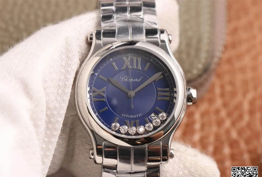 Chopard Happy Sport 278559-3009 YF Factory 1:1 Best Edition Replica Watch Stainless Steel Strap
