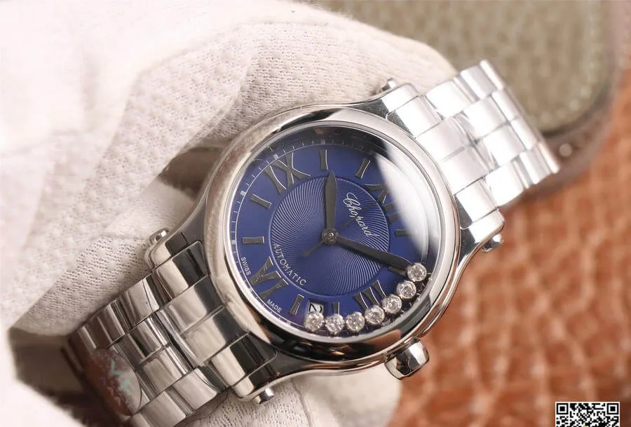 Chopard Happy Sport 278559-3009 YF Factory 1:1 Best Edition Replica Watch Stainless Steel Strap
