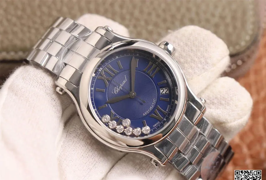 Chopard Happy Sport 278559-3009 YF Factory 1:1 Best Edition Replica Watch Stainless Steel Strap