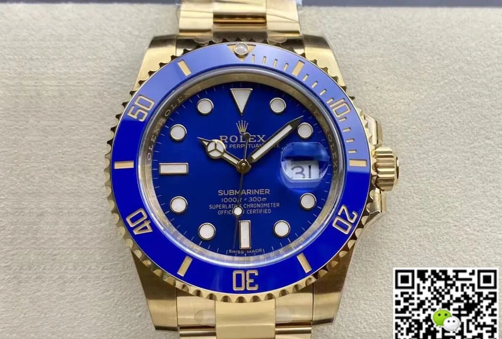 Rolex Submariner M116618LB-0003 Clean Factory 1:1 Best Edition Replica Watch Blue Bezel