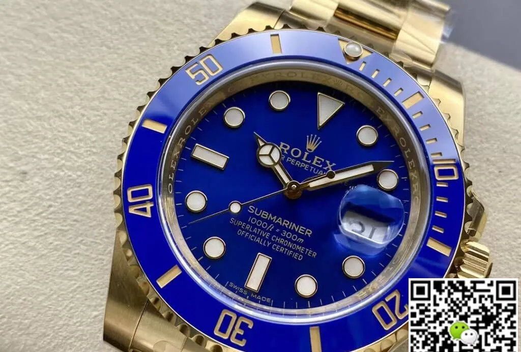 Rolex Submariner M116618LB-0003 Clean Factory 1:1 Best Edition Replica Watch Blue Bezel