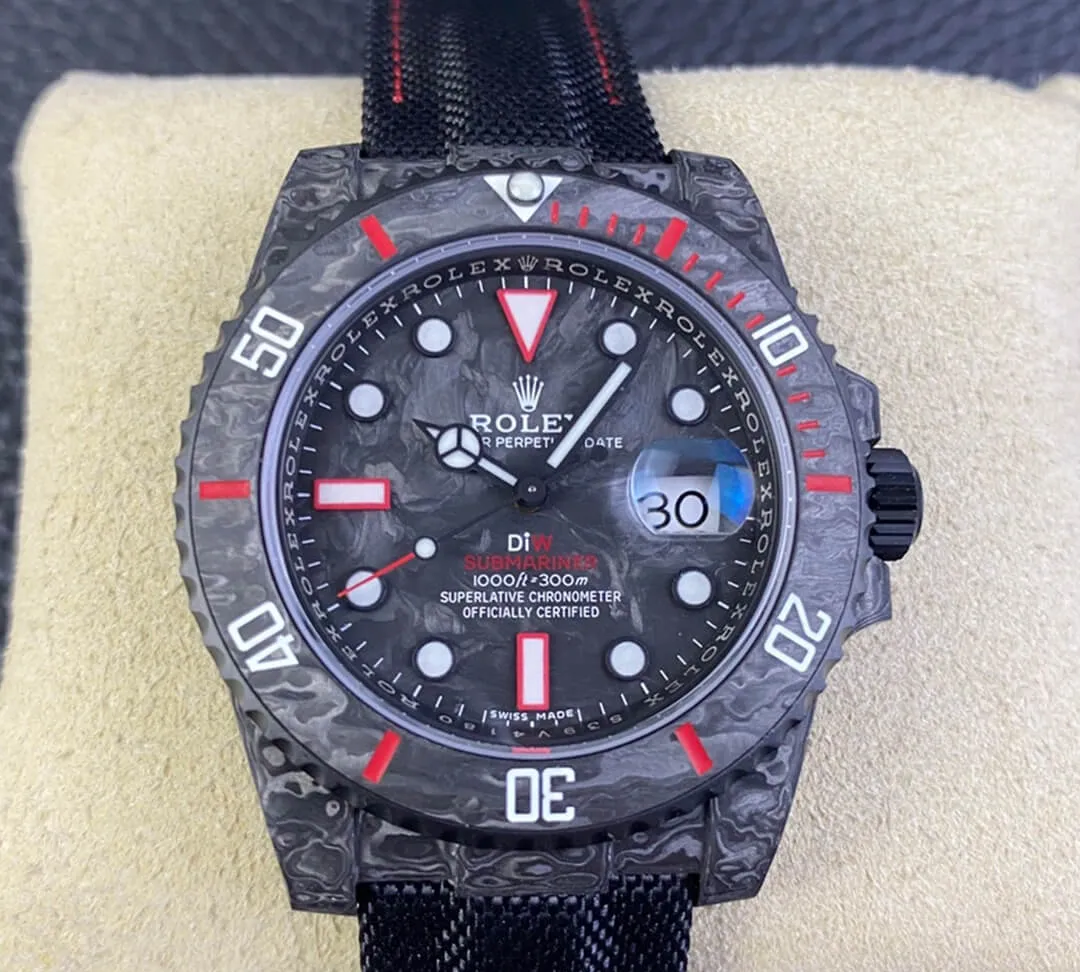 Rolex Submariner VS Factory 1:1 Best Edition Replica Watch DIW Black Nylon Velcro Strap