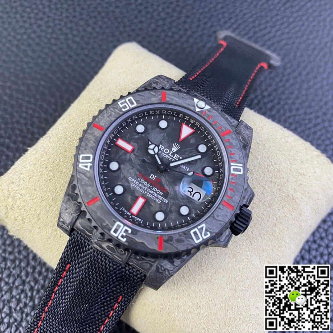 Rolex Submariner VS Factory 1:1 Best Edition Replica Watch DIW Black Nylon Velcro Strap