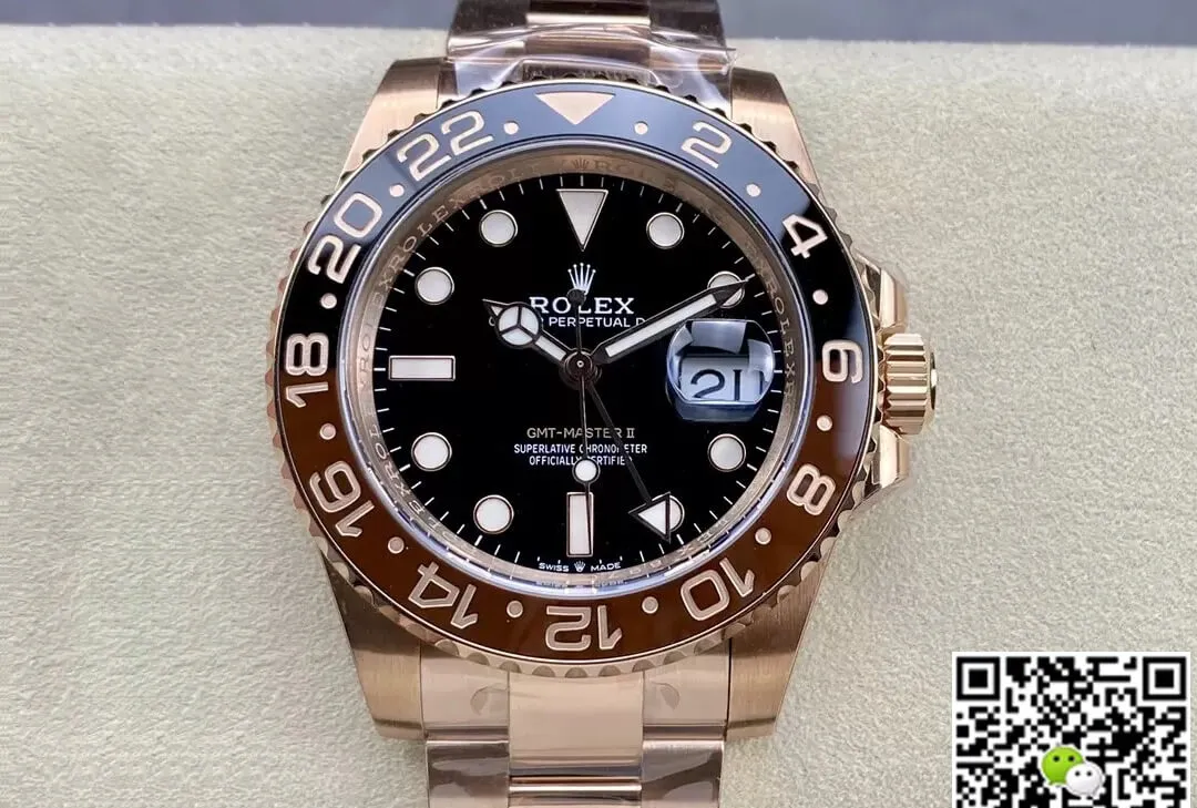 Rolex GMT Master II M126715CHNR-0001 C+ Factory 1:1 Best Edition Replica Watch Black Bezel