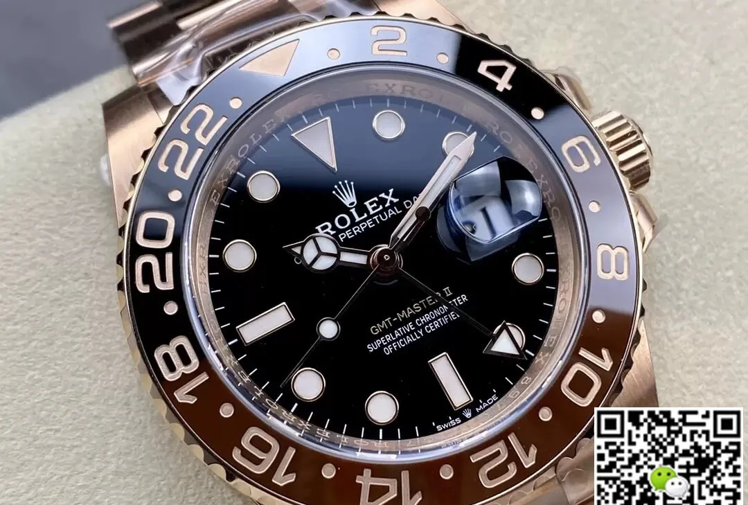 Rolex GMT Master II M126715CHNR-0001 C+ Factory 1:1 Best Edition Replica Watch Black Bezel