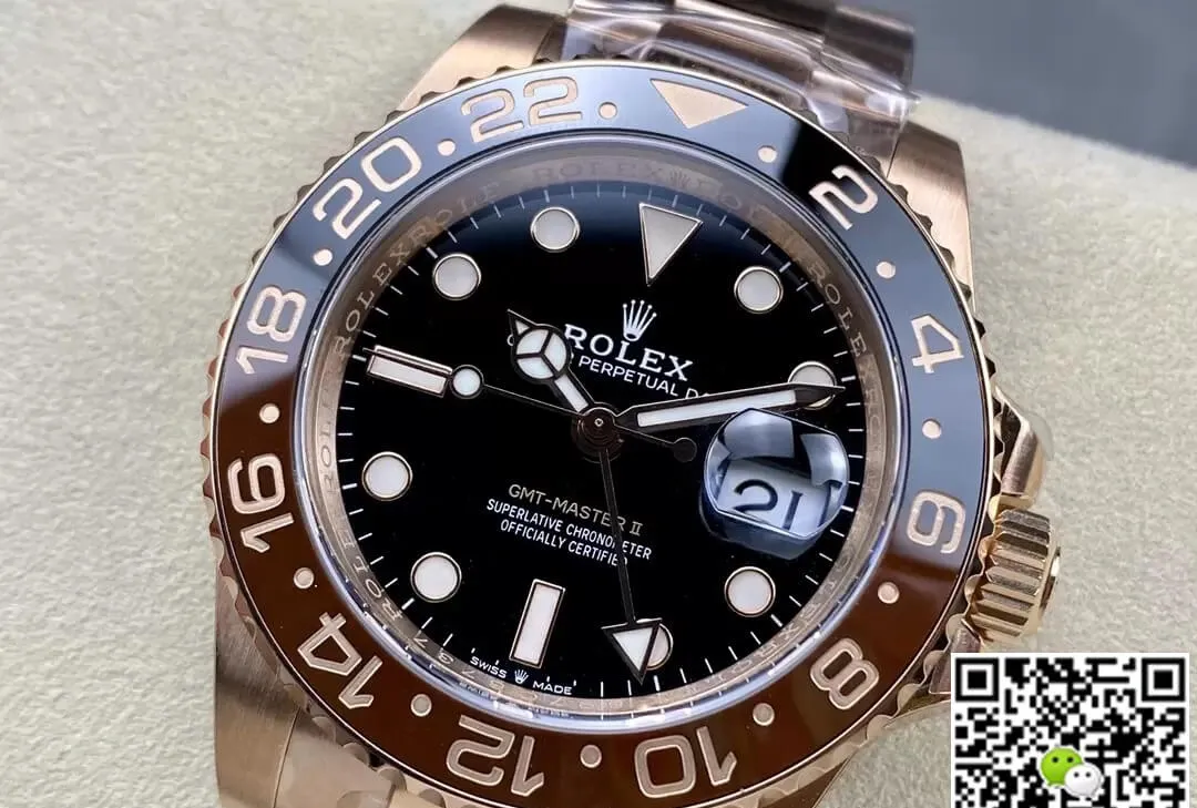 Rolex GMT Master II M126715CHNR-0001 C+ Factory 1:1 Best Edition Replica Watch Black Bezel