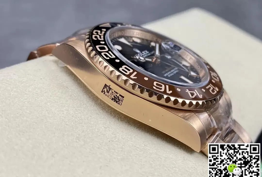 Rolex GMT Master II M126715CHNR-0001 C+ Factory 1:1 Best Edition Replica Watch Black Bezel