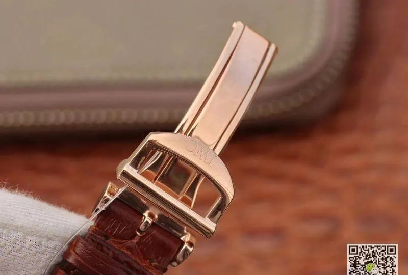 IWC Portofino IW356504 TW Facroty 1:1 Best Edition Replica Watch Swiss ETA30110 18K Rose Gold Black dial