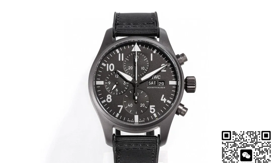 TW Factory IWC Pilot IW388106 Black strap 1:1 Best Edition Replica Watch