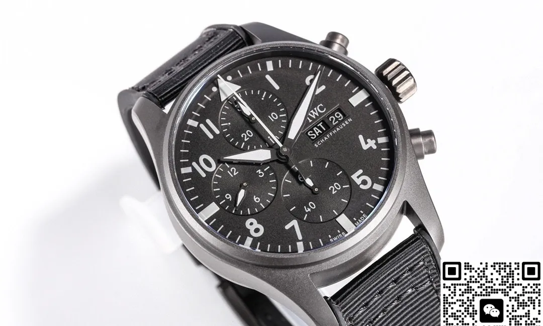 TW Factory IWC Pilot IW388106 Black strap 1:1 Best Edition Replica Watch