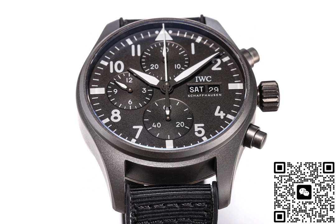 TW Factory IWC Pilot IW388106 Black strap 1:1 Best Edition Replica Watch