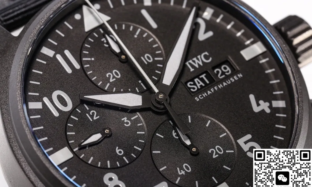 TW Factory IWC Pilot IW388106 Black strap 1:1 Best Edition Replica Watch